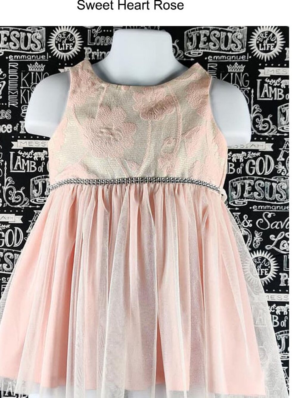 Sweet Heart Rose Dress Size 2T